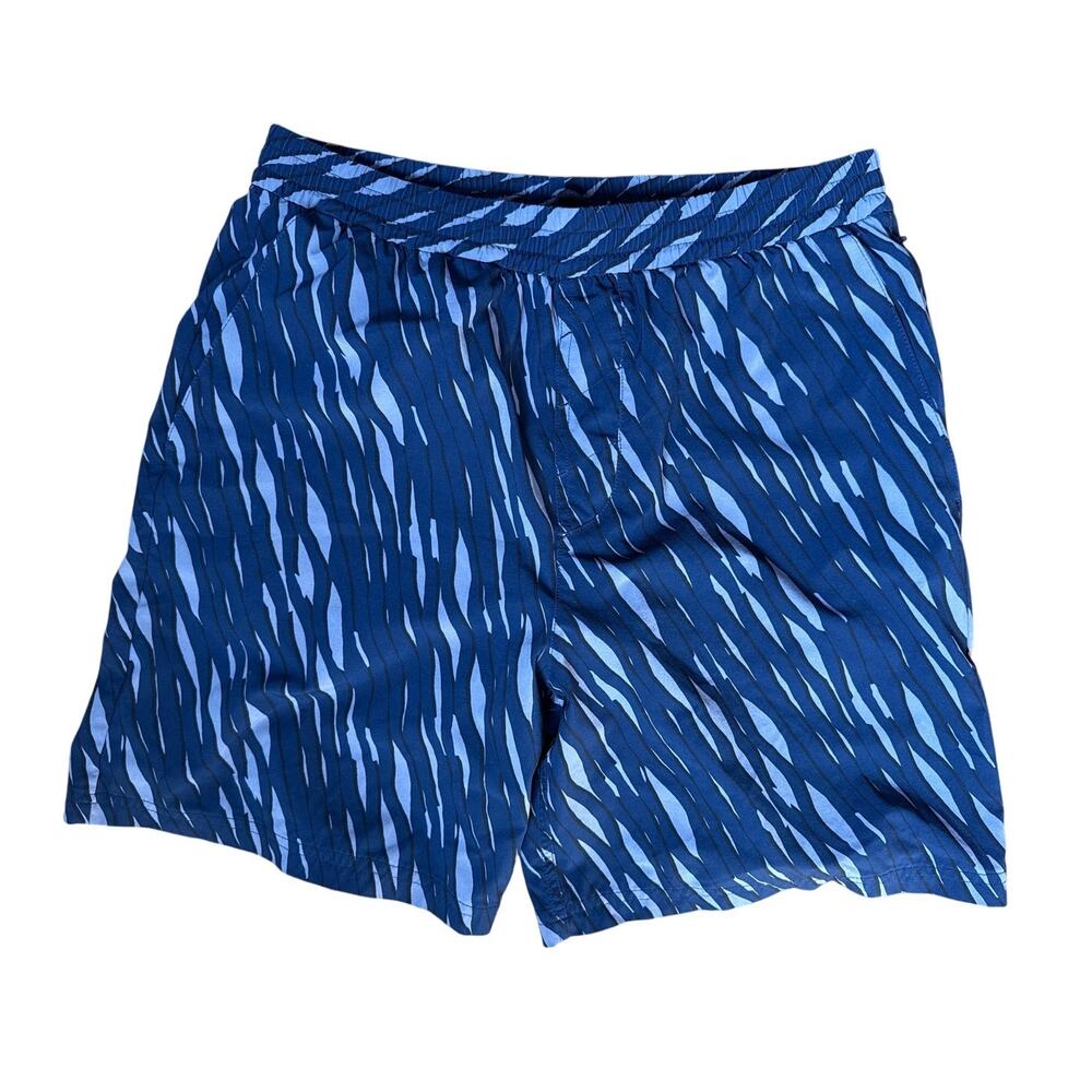 Outdoor Voices Men's Lined Blue Gym Shorts Size Small Workout Hiking